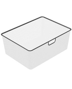 Корзина мелкосетчатая ПРАКТИК Home GBM 60х20 графит